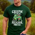 Creepin It Real Monster School Preschool Teacher Halloween Men's Casual T-Shirt Forest Creepin It Real Monster School Preschool Teacher Halloween Men's Casual T-Shirt Forest