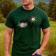 Cut Music Teacher Shirt With a Piano Keys Notes And Flowers Men's Casual T-Shirt Forest Cut Music Teacher Shirt With a Piano Keys Notes And Flowers Men's Casual T-Shirt Forest