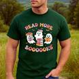 Cute Ghost Book Read More Books Teachers Halloween Men's Casual T-Shirt Forest Cute Ghost Book Read More Books Teachers Halloween Men's Casual T-Shirt Forest