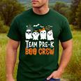 Cute Ghost Team Pre K Boo Crew Halloween Teacher Student Men's Casual T-Shirt Forest