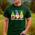 Cute Gnomes Teach Love And Inspire Back To School Teacher Men's Casual T-Shirt Forest