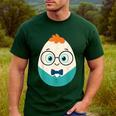 Cute Good Egg Teacher Halloween Costume Food Group Men's Casual T-Shirt Forest