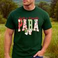 Cute Santas Favorite Para Christmas Paraprofessional Teacher Men's Casual T-Shirt Forest
