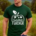 Cute Substitute Teacher Appreciation Men Women Men's Casual T-Shirt Forest