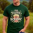 Cute Teacher Popcorn Day Men's Casual T-Shirt Forest Cute Teacher Popcorn Day Men's Casual T-Shirt Forest