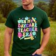 In My Daycare Teacher Era Daycare Provider Kids Men's Casual T-Shirt Forest