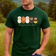 Daycare Teacher Halloween Infant Squad Spooky Childcare Fall Men's Casual T-Shirt Forest