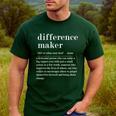 Difference Maker Definition Best Friend Teacher Life Men's Casual T-Shirt Forest Difference Maker Definition Best Friend Teacher Life Men's Casual T-Shirt Forest
