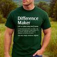 Difference Maker Definition Vintage Teachers Mom Boss Women Men's Casual T-Shirt Forest Difference Maker Definition Vintage Teachers Mom Boss Women Men's Casual T-Shirt Forest