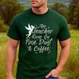 Disney Peter Pan Tinkerbell Teacher Pixie Dust And Coffee Men's Casual T-Shirt Forest Disney Peter Pan Tinkerbell Teacher Pixie Dust And Coffee Men's Casual T-Shirt Forest