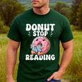 Donut Stop Reading Kawaii Teacher Preschool Kindergarten Men's Casual T-Shirt Forest Donut Stop Reading Kawaii Teacher Preschool Kindergarten Men's Casual T-Shirt Forest