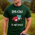 Drama Teacher For Theatre And Performing Arts Men's Casual T-Shirt Forest