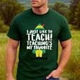 Duble2t I Just Like To Teach Teachings My Favorite Elf Teacher -Adults & -Kids Red Short Sleeve Men's Casual T-Shirt Forest Duble2t I Just Like To Teach Teachings My Favorite Elf Teacher -Adults & -Kids Red Short Sleeve Men's Casual T-Shirt Forest