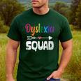 Dyslexia Awareness Month Dyslexia Teacher Therapist Men's Casual T-Shirt Forest