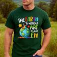 Earth Without Art Is Just Eh Artist Art Teacher Men's Casual T-Shirt Forest