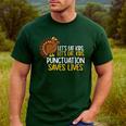 Lets Eat Kids Punctuation Turkey Thanksgiving Teacher Men's Casual T-Shirt Forest Lets Eat Kids Punctuation Turkey Thanksgiving Teacher Men's Casual T-Shirt Forest