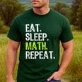 Eat Sleep Math Repeat Teacher Lover Men's Casual T-Shirt Forest Eat Sleep Math Repeat Teacher Lover Men's Casual T-Shirt Forest