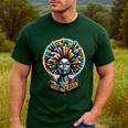 Education Is Freedom History Month Teacher Books Afro Men's Casual T-Shirt Forest