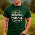 Educational Wingman Assistant Teaching a School Teacher Aide Men's Casual T-Shirt Forest Educational Wingman Assistant Teaching a School Teacher Aide Men's Casual T-Shirt Forest