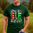 Elf Squad Pre-k Teacher Christmas Child Xmas Men's Casual T-Shirt Forest