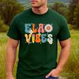 English Teacher Ela Vibes Teacher Kids First Day Of School Men's Casual T-Shirt Forest