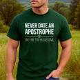 English Teacher Grammar Pun Shirt Men's Casual T-Shirt Forest English Teacher Grammar Pun Shirt Men's Casual T-Shirt Forest