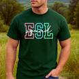 ESL Squad Teacher English As A Second Language Men's Casual T-Shirt Forest ESL Squad Teacher English As A Second Language Men's Casual T-Shirt Forest