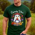 Espooky Vibes Maestra Halloween Spanish Mexican Teacher Men's Casual T-Shirt Forest Espooky Vibes Maestra Halloween Spanish Mexican Teacher Men's Casual T-Shirt Forest