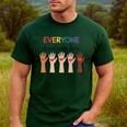 Everyone Is Welcome Here Idaho Teacher Men's Casual T-Shirt Forest