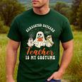Exhausted Daycare Teacher Is My Costume Halloween Ghost Fun For Men Women Men's Casual T-Shirt Forest