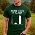 Fa La 8 Math Pun Math Teacher Christmas Men's Casual T-Shirt Forest Fa La 8 Math Pun Math Teacher Christmas Men's Casual T-Shirt Forest