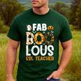 Faboolous ESL ESOL Teacher Spooky Teacher Halloween Costume For Men Women Men's Casual T-Shirt Forest