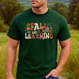 Fall In Love With Learning Autum Thanksgiving Teacher Kids Men's Casual T-Shirt Forest Fall In Love With Learning Autum Thanksgiving Teacher Kids Men's Casual T-Shirt Forest