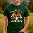 Fall In Love With Learning Shirt Autumn Thanksgiving Teacher Men's Casual T-Shirt Forest