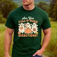 Are You Fall O Ween Directions Halloween Teacher Men's Casual T-Shirt Forest Are You Fall O Ween Directions Halloween Teacher Men's Casual T-Shirt Forest