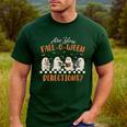 Are You Fall-O-Ween Directions Halloween TeacherGhost Book Men's Casual T-Shirt Forest
