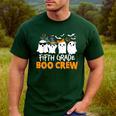 Fifth Grade Boo Crew Halloween Teacher Costume Men's Casual T-Shirt Forest Fifth Grade Boo Crew Halloween Teacher Costume Men's Casual T-Shirt Forest