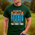 If At First You Don't Succeed Try Doing What Science Teacher Men's Casual T-Shirt Forest If At First You Don't Succeed Try Doing What Science Teacher Men's Casual T-Shirt Forest