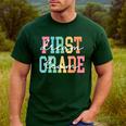 First Grade Dream Team Back To School 1st Grade Teacher Men's Casual T-Shirt Forest First Grade Dream Team Back To School 1st Grade Teacher Men's Casual T-Shirt Forest