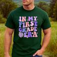 In My First Grade Era 1st Grade Girls Teacher Back To School Men's Casual T-Shirt Forest In My First Grade Era 1st Grade Girls Teacher Back To School Men's Casual T-Shirt Forest