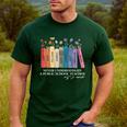 Floral Books Never Underestimate A Public School Teacher Men's Casual T-Shirt Forest Floral Books Never Underestimate A Public School Teacher Men's Casual T-Shirt Forest