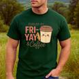 Friyay Teacher Coffee Friday School Cute Fri Yay Men's Casual T-Shirt Forest