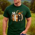 Fun Fall Book Lover Cute Teacher Student Halloween Men's Casual T-Shirt Forest Fun Fall Book Lover Cute Teacher Student Halloween Men's Casual T-Shirt Forest