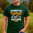 Fun Halloween Sayings Quotes Exhausted Teacher Is My Costume -Adults Short Sleeve Halloween Teacher T-Shirt Small Men's Casual T-Shirt Forest Fun Halloween Sayings Quotes Exhausted Teacher Is My Costume -Adults Short Sleeve Halloween Teacher T-Shirt Small Men's Casual T-Shirt Forest