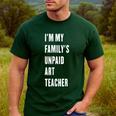Funny Art Teacher Men's Casual T-Shirt Forest