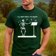Funny Skeleton Music Teacher I'Ll Wait Until It's Quiet Men's Casual T-Shirt Forest Funny Skeleton Music Teacher I'Ll Wait Until It's Quiet Men's Casual T-Shirt Forest