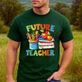 Future Teacher Costume For Kids Back To School Boy Girl Men's Casual T-Shirt Forest