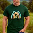 Future Teacher Cute Rainbow Leopard Teacher Outfit For Men Women Girls Kids Men's Casual T-Shirt Forest