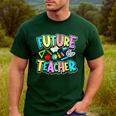 Future Teacher Kid's Career Men's Casual T-Shirt Forest