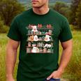 Ghost Christmas Reading Book Lover Library Christmas Teacher Men's Casual T-Shirt Forest Ghost Christmas Reading Book Lover Library Christmas Teacher Men's Casual T-Shirt Forest